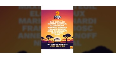 Rire et chansons: 9 lots de 2 invitations pour les spectacles du festival "L'humour à la plage" à gagner