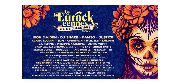 Arte: 2 lots de 2 pass 3 jours pour le festival des Eurockéennes à gagner