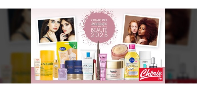 Chérie FM: 14 lots de 7 produits de beauté à gagner