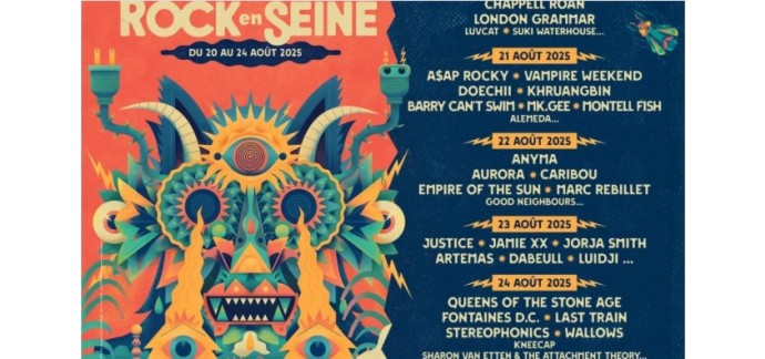 20 Minutes: 1 lot de 2 invitations pour le festival "Rock en Seine" à gagner