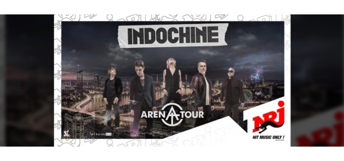 NRJ: Des invitations pour le concert d'Indochine à gagner