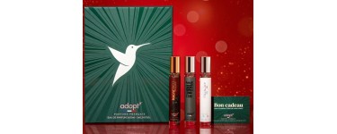 adopt': Coffret 3 eaux de parfums Homme + Un bon cadeau offert à 17,90€