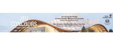 Petit Futé: 1 séjour d'une nuit à Metz avec une visite guidée privilège du Centre Pompidou à gagner