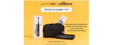 GEO: 7 brosses à dents MyVariations à gagner
