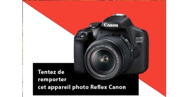 Challenges: 1 appareil photo Reflex Canon EOS 2000D Noir + Objectif EF-S 18-55 mm à gagner