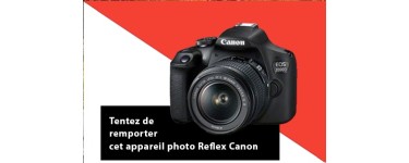 Challenges: 1 appareil photo Reflex Canon EOS 2000D Noir + Objectif EF-S 18-55 mm à gagner