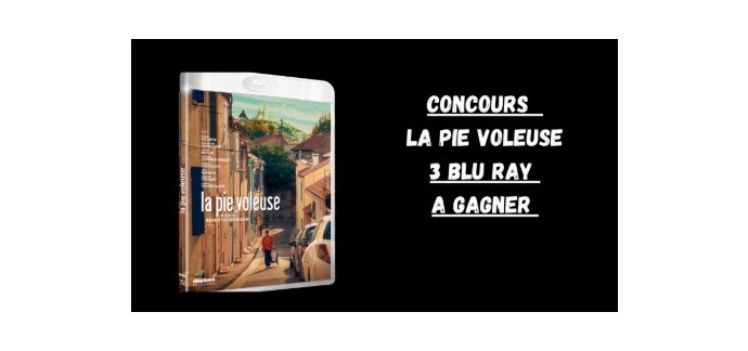 Blog Baz'art: 3 Blu-Ray du film "La pie voleuse" à gagner
