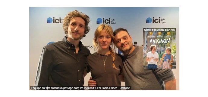 France Bleu: 1 lot de 2 places pour le film "Avignon" au Festival du film de Cabourg à gagner