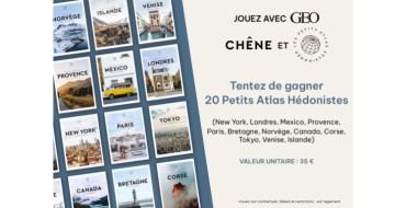 GEO: 20 Petits Atlas Hédonistes à gagner