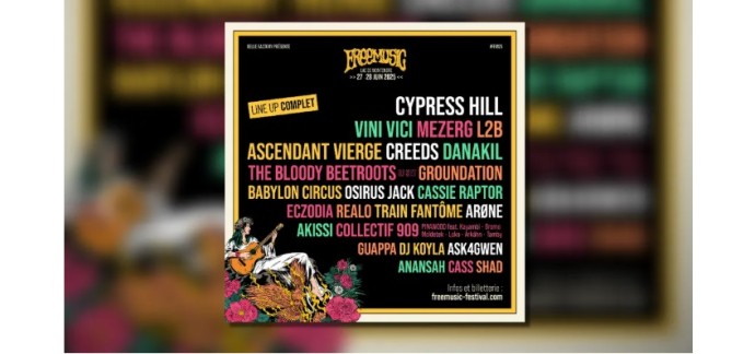 Alouette: Des invitations pour le "Freemusic festival" au lac de Montendre à gagner
