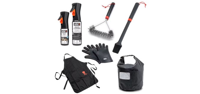 Weber: -10% pour 3 accessoires achetés ou -5% pour 2
