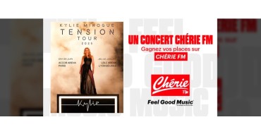 Chérie FM: 1 lot de 2 invitations pour le concert de Kylie Minogue à Paris à gagner
