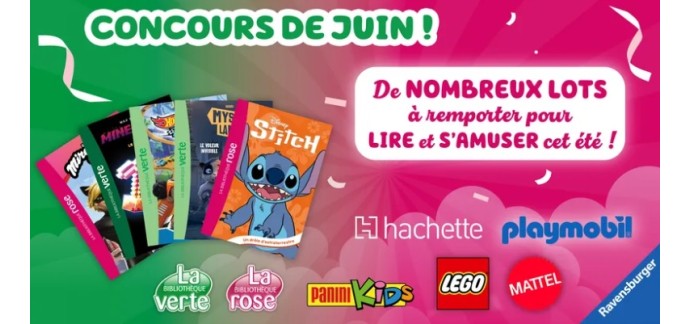 La Bibliothèque Rose: 10 lots de jouets à gagner