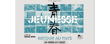 Arte: 3 lots de 2 places de cinéma pour le film "Jeunesse (Retour au pays)" à gagner