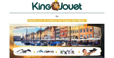 King Jouet: 1 voyage au Danemark,  10 lots de jouets du film Dragons à gagner