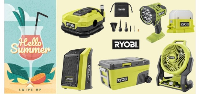 Femme Actuelle: 1 lot de 8 outils Ryobi à gagner