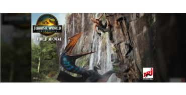NRJ: 4 lots de 4 places de cinéma pour le film "Jurassic World : Renaissance" à gagner