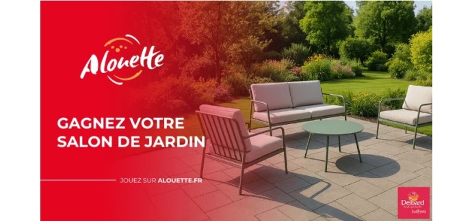 Alouette: 1 salon de jardin à gagner