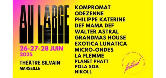 BFMTV: Des invitations pour le festival "Au Large" à Marseille à gagner