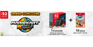 Le Journal de Mickey: 1 console Nintendo Switch  + des jeux vidéo Switch 2 "Marion Kart World" à gagner