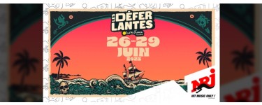 NRJ: 4 lots de 2 invitations pour le festival "Les Déferlantes" à Argelès-sur-Mer à gagner