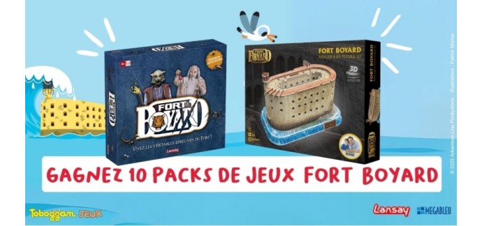 Milan Jeunesse: 10 lots comportant 1 jeu de société "Fort Boyard" + 1 puzzle 3D à gagner