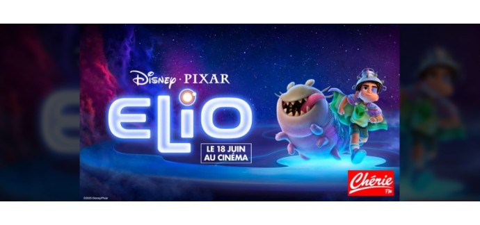 Chérie FM: 8 lots de 4 places de cinéma pour le film "Elio" avec des goodies à gagner