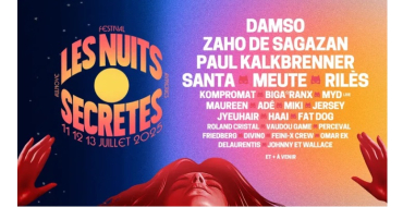 BFMTV: 3 lots de 2 pass 3 jours pour le Festival "Les Nuits Secrètes" à Aulnoye-Aymeries à gagner