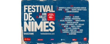 Rollingstone: 3 lots de 2 invitations pour des concerts au Festival de Nîmes à gagner