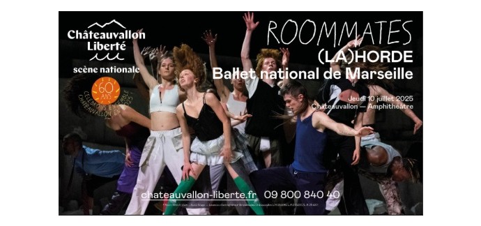 Arte: Des invitations pour le spectacle du Ballet national de Marseille à Ollioules à gagner