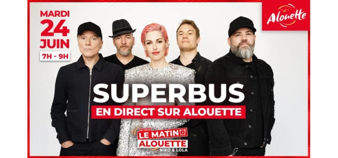 Alouette: Des invitations pour rencontrer Jennifer Ayache du groupe Superbus aux Herbiers à gagner