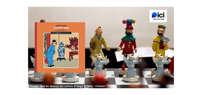 France Bleu: 1 livre "Les coulisses d'une oeuvre : Le Lotus Bleu" à gagner