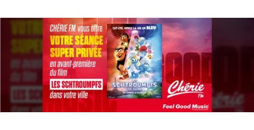 Chérie FM: 1 séance privée de projection du film "Les Schtroumpfs - Le Film" à gagner