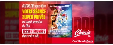 Chérie FM: 1 séance privée de projection du film "Les Schtroumpfs - Le Film" à gagner