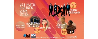 BFMTV: 2 lots de 2 invitations pour le festival des Nuits d’Istres à gagner