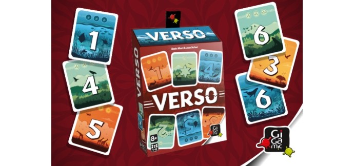 Citizenkid: 5 jeux de société "Verso" de Gigamic à gagner
