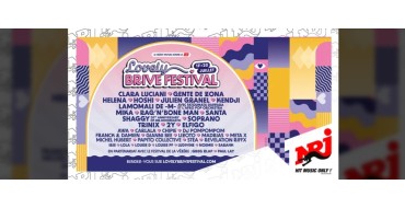 NRJ: 4 lots de 2 invitations pour le "Lovely Brive Festival" à gagner