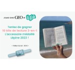 GEO: 10 kits de lecture 3 en 1 Lizia à gagner