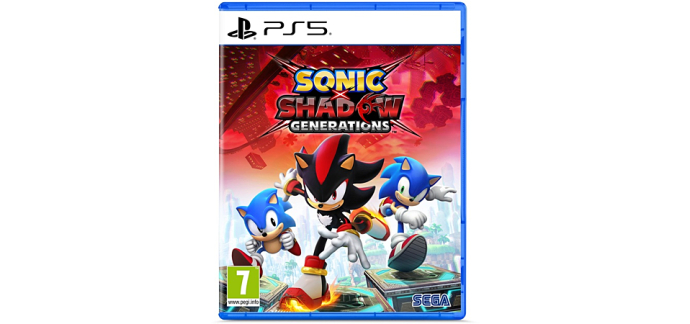E.Leclerc: Jeu Sonic x Shadow : Generations sur PS5 à 16,79€