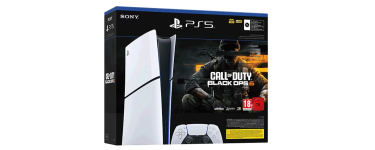 Playstation: Pack console édition numérique PlayStation 5 - Call of Duty: Black Ops 6 (modèle - slim) à 399,99€