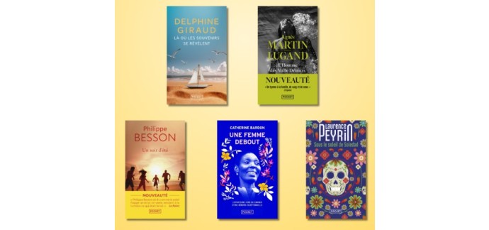 Robert Laffont: 6 lots comportant 5 livres + des goodies à gagner
