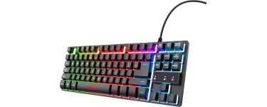 Amazon: Clavier Gamer Trust Gaming TKL RGB GXT 833 Thado à 12,99€