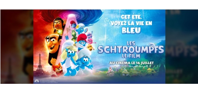 Nostalgie: Desplaces de cinéma pour le film "Les Schtroumpfs - le film" à gagner