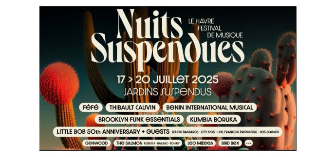 Arte: 10 lots de 2 invitations pour la soirée d'ouverture du festival Nuits Suspendues à gagner