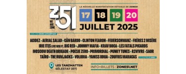 BFMTV: 2 lots de 2 invitations pour le festival Zone51 à gagner