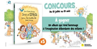 Familiscope: 5 livres jeunesse "Jour de stress pour la maîtresse!" à gagner