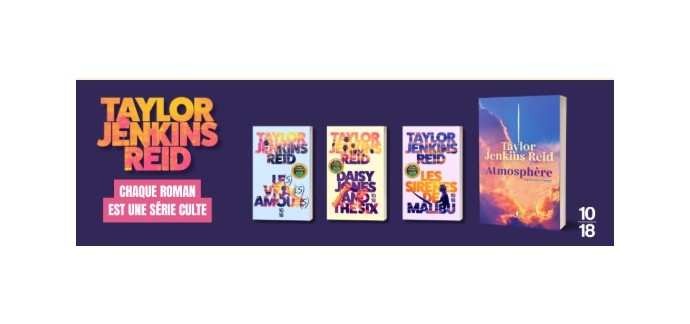 Robert Laffont: 10 livres "Taylor Jenkins Reid" à gagner