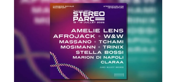Alouette: Des invitations pour le Stereoparc Festival à Rochefort à gagner