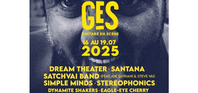 Rollingstone: Des invitations pour le festival "Guitare en Scène" à Saint-Julien-en-Génevois à gagner