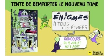 Familiscope: 5 livres jeunesse "Enigmes à tous les étages - T11" à gagner
